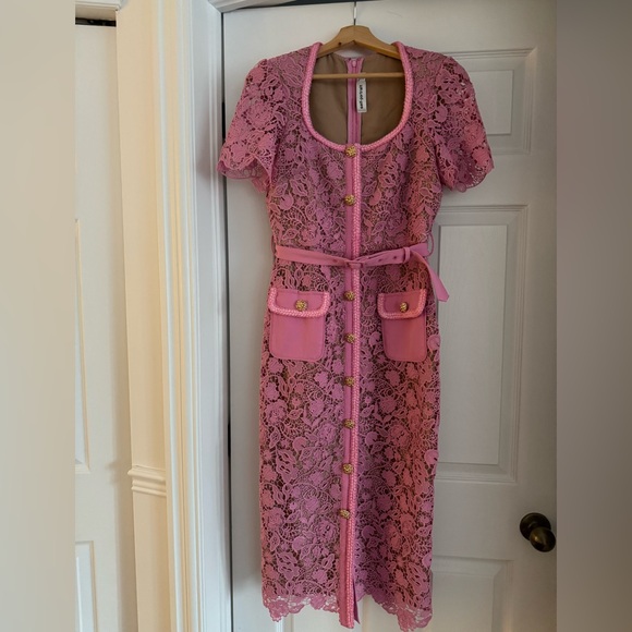 Self-Portrait Dresses & Skirts - Self portrait pink lace dress. Only worn once and is in great condition.